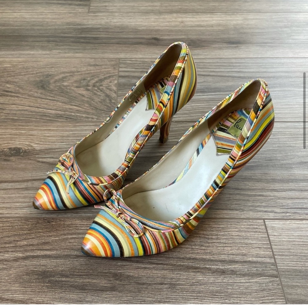 Paul Smith Swirl Striped Vintage Pumps | 41 - Picture 3 of 13